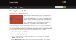 Desktop Screenshot of lucasnotes.com